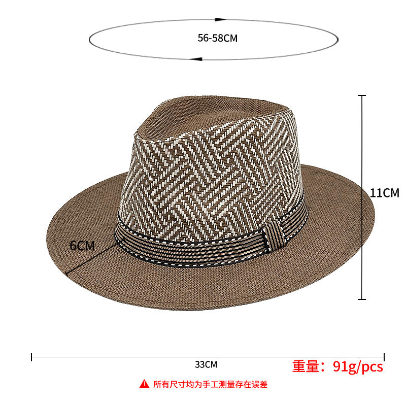 British-Style Straw Hat