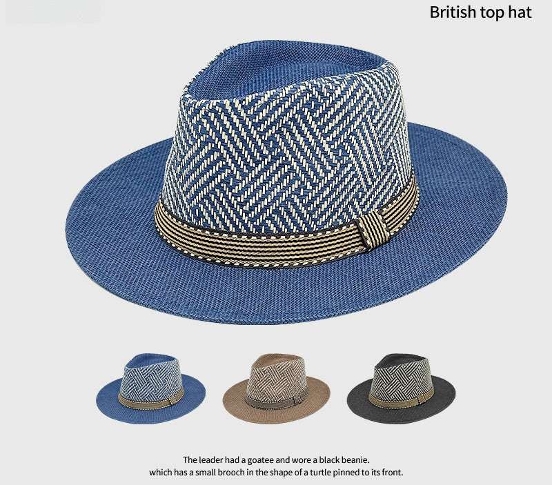 British-Style Straw Hat