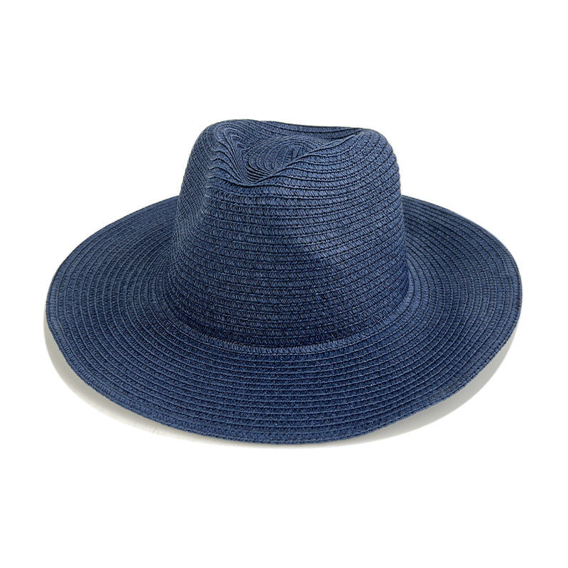 Elegant Wide Brim Straw Sun Hat