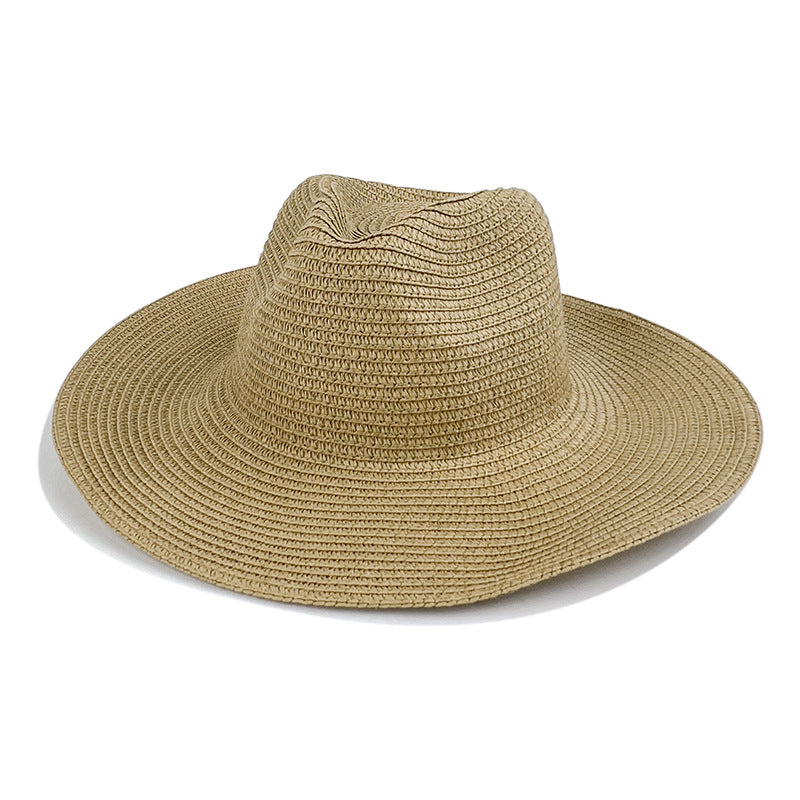 Elegant Wide Brim Straw Sun Hat